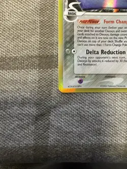 Pokemon Deoxys Delta Species EX 4/110 Holon Phantoms Holo Rare 80HP 2006 NM-LP - Image 2