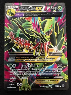 Pokemon TCG M Sceptile EX Holo Full Art #85/98 Ancient Origins LP - Image 1