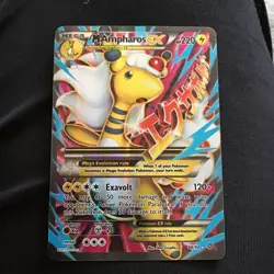 M Ampharos EX 88/98 Full Art Ultra Rare Holo Pokemon TCG XY Ancient Origins - Image 1