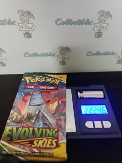 Pokemon Sword &Shield Evolving Skies Heavy 22.46 Booster Pack Sealed - Image 1