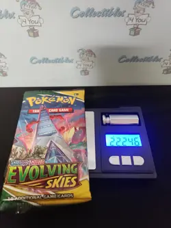 Pokemon Sword &Shield Evolving Skies Heavy 22.46 Booster Pack Sealed - Image 2