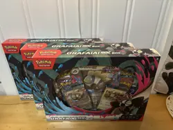 Lot of 3 Pokemon TCG Grafaiai ex Boxes – Factory Sealed w/ 12 Booster Packs - Image 1