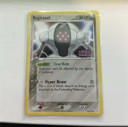 Pokemon TCG Registeel 29/110 EX Holon Phantoms Rare 80 HP Metal Basic Pokemon - Image 1