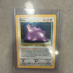 Ditto 3/62 Holo Rare Unlimited Fossil Pokemon English LP - Image 3