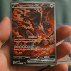Pokemon TCG Bloodmoon Ursaluna ex Sv: Prismatic Evolutions Holo Rare 260 HP 168… - Image 1