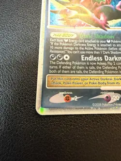 Pokemon Darkrai LV.X DP19 Diamond & Pearl Promo Holo Level Up 2008 (NM-) - Image 5