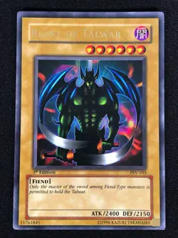 Yugioh Beast of Talwar PSV-103 1ST Ultra (LP) - Image 1