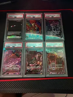 PSA 10 One Piece Five Elders OP 13 Demon God Pack Sequential - Image 1