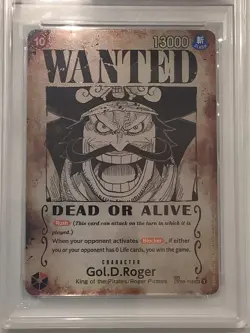 PSA 10 One Piece Gol D Roger - OP09-118 (SP) Wanted Poster Carrying On His Will - Image 2