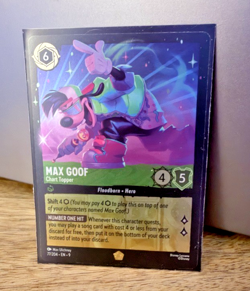 Disney Lorcana TCG - Fabled Max Goof - Chart Topper Legendary 77/204 FOIL - Image 1