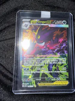 Pokemon Mega Gengar EX Holo 284/217 ASC EN Mega Evolution Trading Card - Image 1
