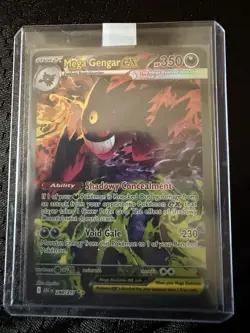Pokemon Mega Gengar EX Holo 284/217 ASC EN Mega Evolution Trading Card - Image 2