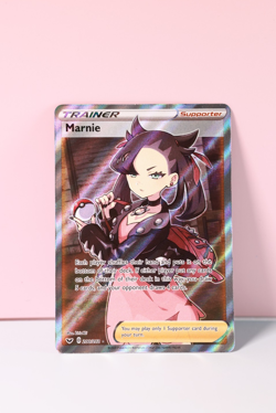 Marnie Full Art Trainer Sword & Shield Base Set 200/202 Pokemon Card TCG NM - Image 1