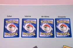 Vintage Pokemon Gym Heroes Card Lot Of 14 Cards L/P Collection Brock's Zubat - Image 3