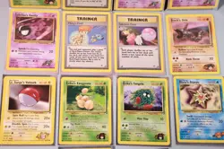 Vintage Pokemon Gym Heroes Card Lot Of 14 Cards L/P Collection Brock's Zubat - Image 5