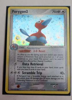 Porygon2 12/115 - Holo Rare Pokemon Card - 2005 Unseen Forces - LP TCG - Image 1