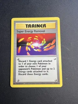 Pokemon TGC Super Energy Removal 79/102 Base Set Pokemon Non-Holo Card - Image 1