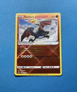 Radiant Charizard 020/159 Crown Zenith Shiny Ultra Rare Pokemon Card Mint NM - Image 1
