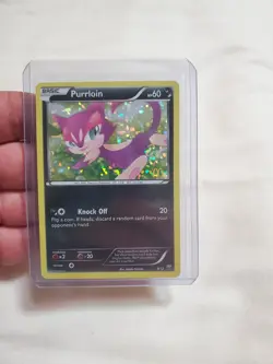 LP+ Purrloin 9/12 McDonalds 2012 Promo Confetti Holo Pokemon TCG Card - Image 1