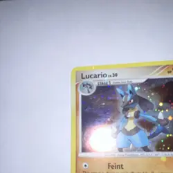 Pokemon Lucario 90 HP Holo Rare Diamond & Pearl Stage 1 6/130 TCG Card - Image 2