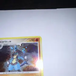 Pokemon Lucario 90 HP Holo Rare Diamond & Pearl Stage 1 6/130 TCG Card - Image 3