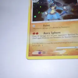 Pokemon Lucario 90 HP Holo Rare Diamond & Pearl Stage 1 6/130 TCG Card - Image 5