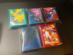 Lot of 10 Pokemon Elite Trainer Box ETB Trading Card Sleeves unopened - Image 2