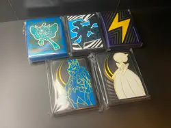 Lot of 10 Pokemon Elite Trainer Box ETB Trading Card Sleeves unopened - Image 3