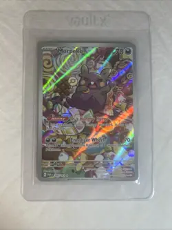 Pokemon TCG Morpeko Full Art Holo Illustration Rare Card 206/182 Paradox Rift - Image 3