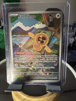 Ascended Heroes Fan Rotom 250/217 Illustration Rare IR Full Art Pokemon Card NM - Image 1