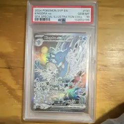 Kingdra EX 131 Pokemon TCG Scarlet & Violet Black Star Promo Holo Card PSA 10 - Image 1