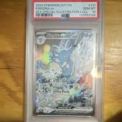 Kingdra EX 131 Pokemon TCG Scarlet & Violet Black Star Promo Holo Card PSA 10 - Image 2
