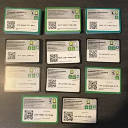 Pokemon TCG Code Cards Lot of 223 | ASC PFL MEG DRI JTG PRE SSP TWM - Image 1