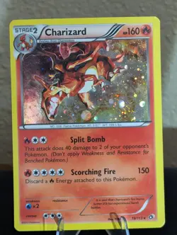 Pokemon TCG Charizard 19/113 Legendary Treasures Rare Cosmos Holo Foil Card 2013 - Image 1