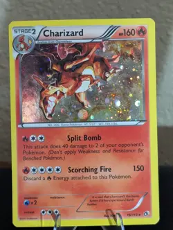 Pokemon TCG Charizard 19/113 Legendary Treasures Rare Cosmos Holo Foil Card 2013 - Image 2