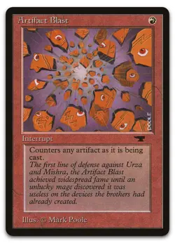 Artifact Blast (LP) Antiquities ATQ Magic MTG - Image 1