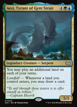 🧙Aesi, Tyrant Of Gyre Strait M 0210 DSC Duskmourn Commander MTG - Image 1