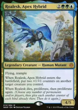 1x ROALESK, APEX HYBRID - Human - War - MTG - NM - Magic the Gathering - Image 1