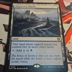 Magic: The Gathering Shipwreck Marsh Innistrad Remastered Rare Land Regular 0284 - Image 1