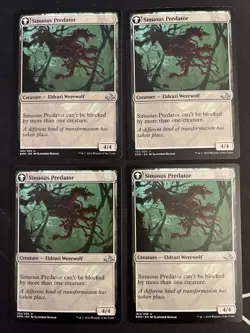 4x Kessig Prowler (163) Eldritch Moon LP MTG Magic the Gathering x4 Playset MKE - Image 2