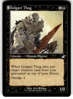 Golgari Thug (Retro Frame) U Ravnica Remastered 325 NM - Image 1