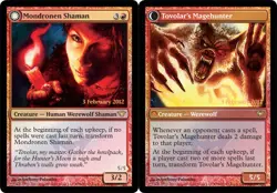 1 x Mondronen Shaman // Tovolar's Magehunter - Foil - Launch Promo - Dark Ascens - Image 1