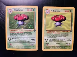 Vileplume #15/64 Holo and #31/64 Jungle Pokemon TCG Card Lot English 1999 MP - Image 2
