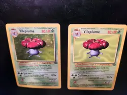 Vileplume #15/64 Holo and #31/64 Jungle Pokemon TCG Card Lot English 1999 MP - Image 3