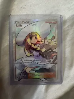 Pokemon TCG Lillie Full Art Ultra Rare Holo Trainer Supporter SM Base 147/149 - Image 1