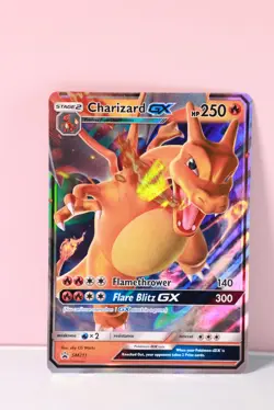 Pokemon Lot x2 Charizard GX Sun & Moon Promo SM211 Hidden Fates Ultra Rare 9/68 - Image 5