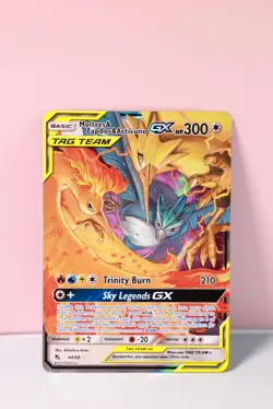 Moltres & Zapdos & Articuno GX 44/68 Hidden Fates Holo NM Pokemon TCG - Image 1