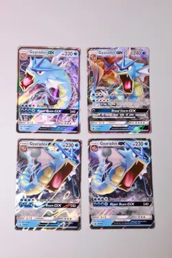 Pokemon Gyarados GX x4 Lot Crimson Invasion Ultra Rare 18/111 Hidden Fates NM - Image 1