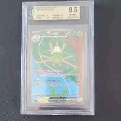 Pokemon Spidops EX 243/198 SV01 Scarlet & Violet SIR Holo Beckett 9.5 GEM Mint - Image 1