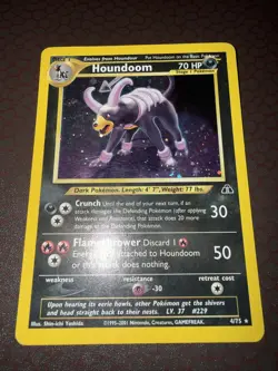 Pokemon! Houndoom- Neo Discovery - Holo - 4/75 - MP! - Image 1